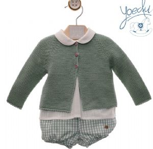 Conjunto baby niño con rebeca.Yoedu.
