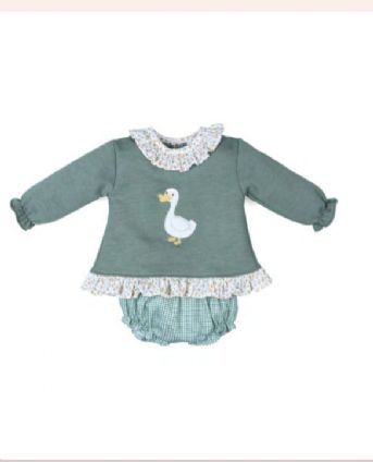 Conjunto de niña con patito.