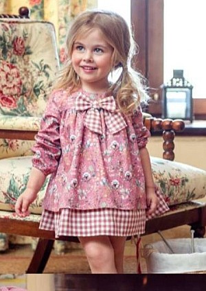 Vestido bebé con braguita Familia ArielYoedu.