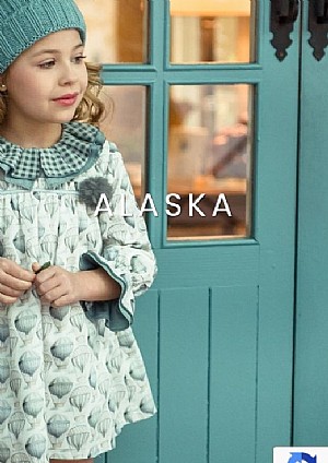 Vestido infantil Familia Alaska.Yoedu.