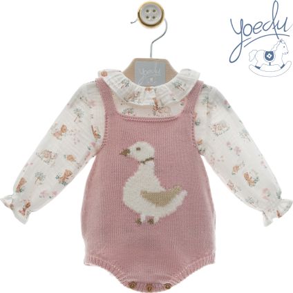 Conjunto bebé ranita Familia Muselina.Yoedu.