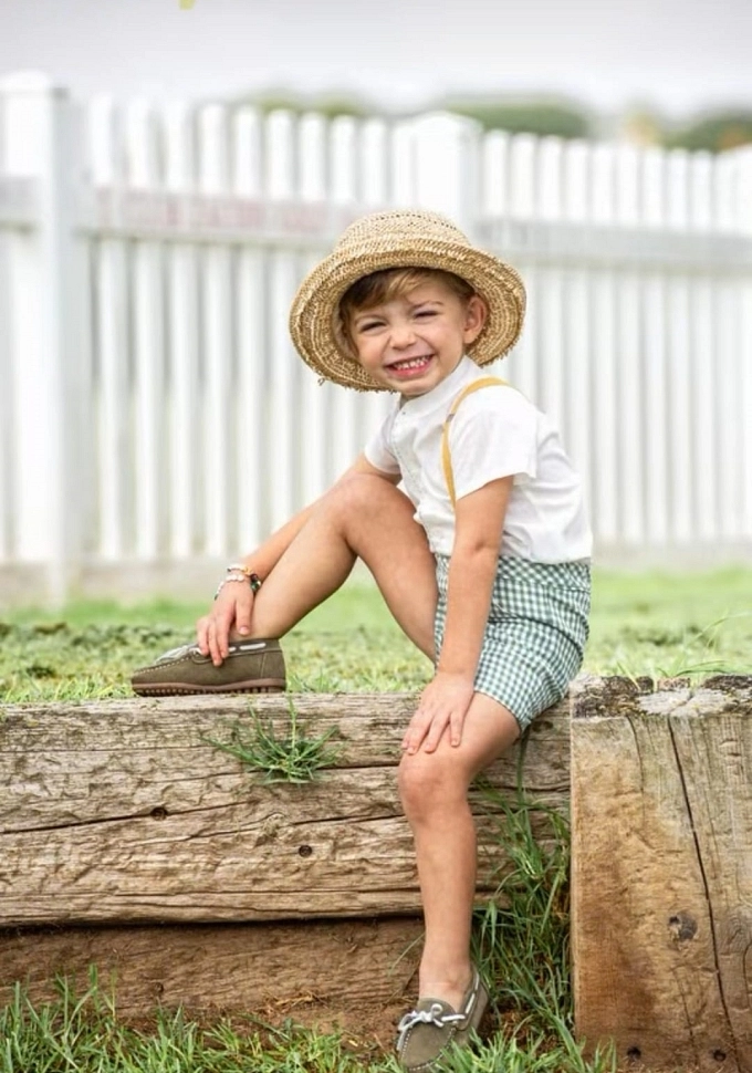 Conjunto bebé con tirantes Familia Ánfora.Yoedu.