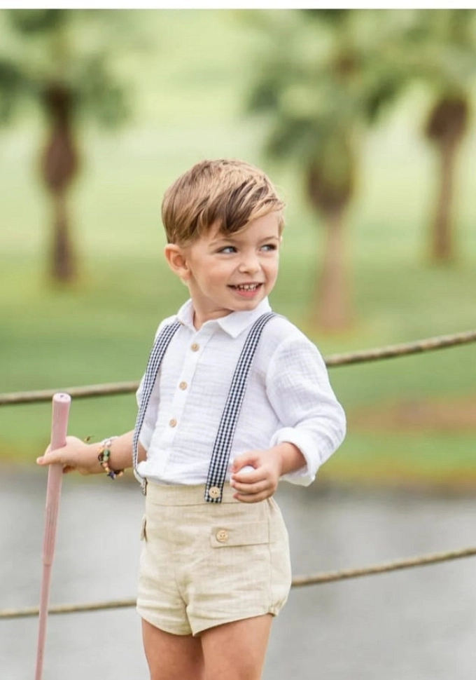 Conjunto bebé con tirantes Familia Cerámica.Yoedu. Conjunto bebé con tirantes Familia Cerámica.Yoedu.