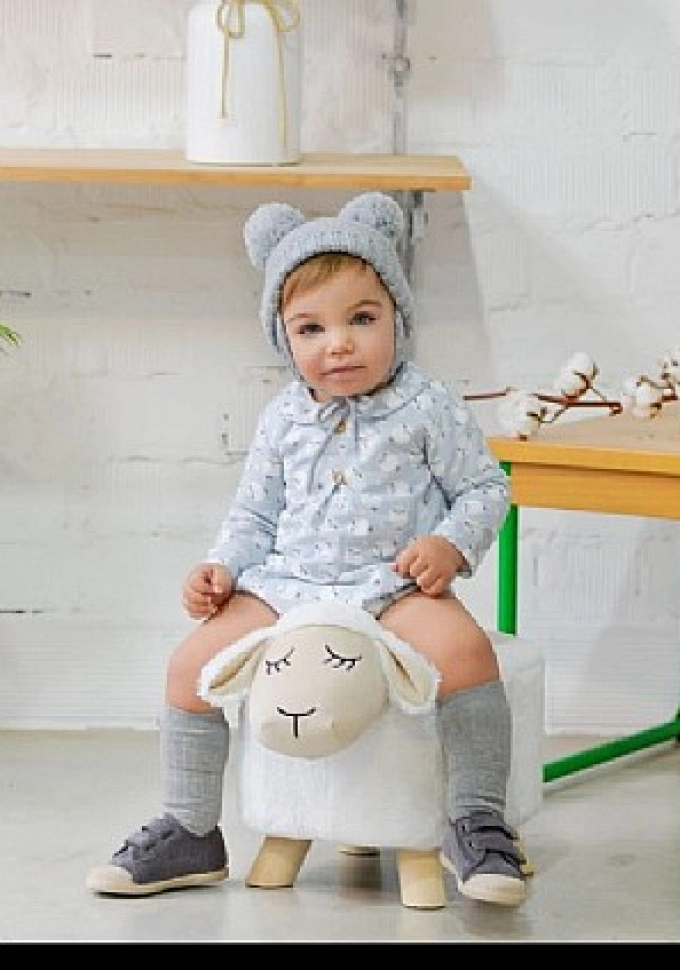 Ranita bebé con ovejitas.Pequeños Piratas.