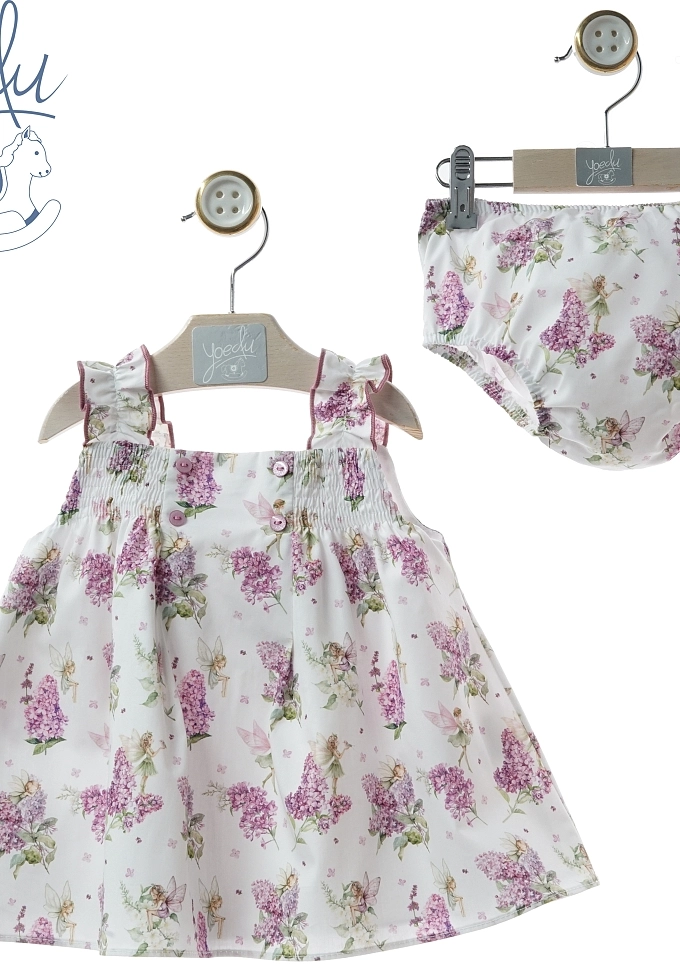 Vestido bebé con braguita Familia Artesanía.Yoedu.