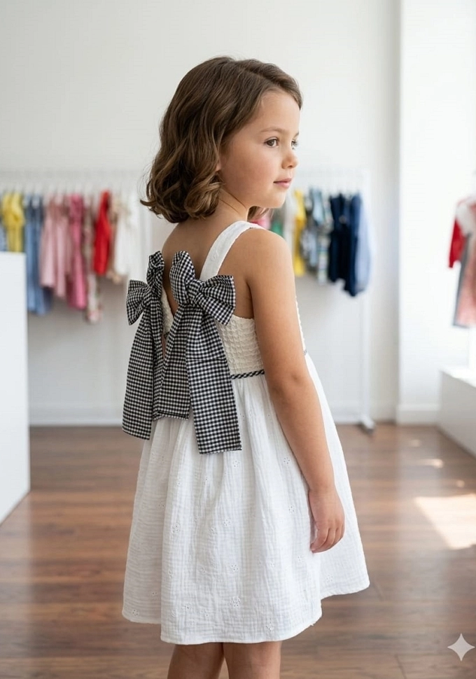 Vestido infantil Familia Cerámica.Yoedu.