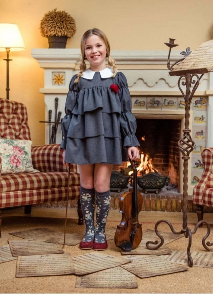 Vestido infantil Familia Donald,Yoedu