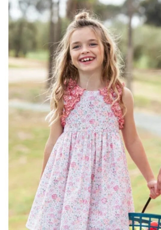 Vestido infantil Familia Mayólica.Yoedu.