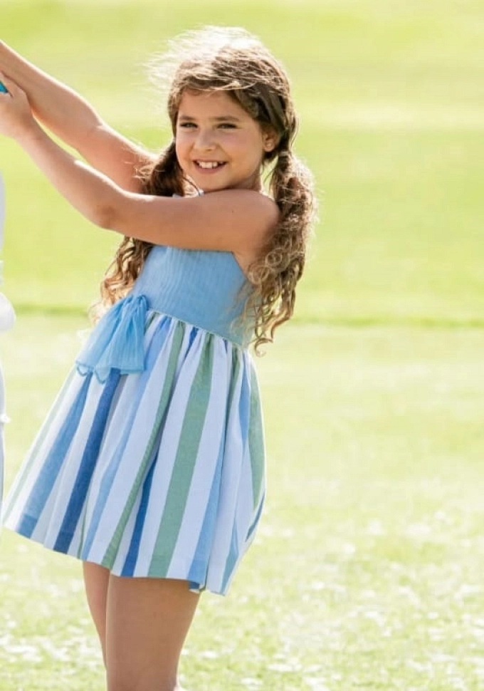 Vestido infantil Familia Mosaico.Yoedu.